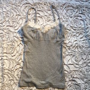 Victoria’s Secret grey tank with built in bra